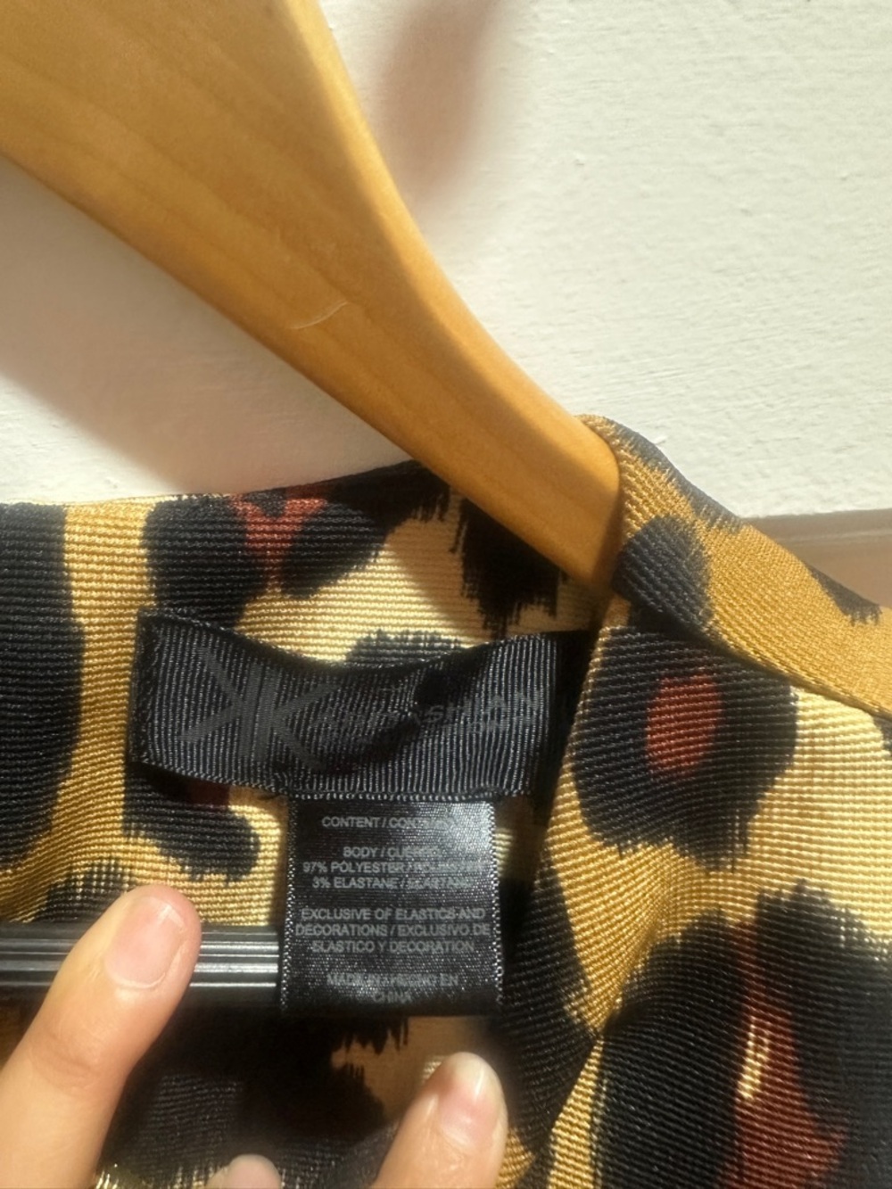 Kardashian Kollection Leopard Print Midi Dress - Picture 3 of 5